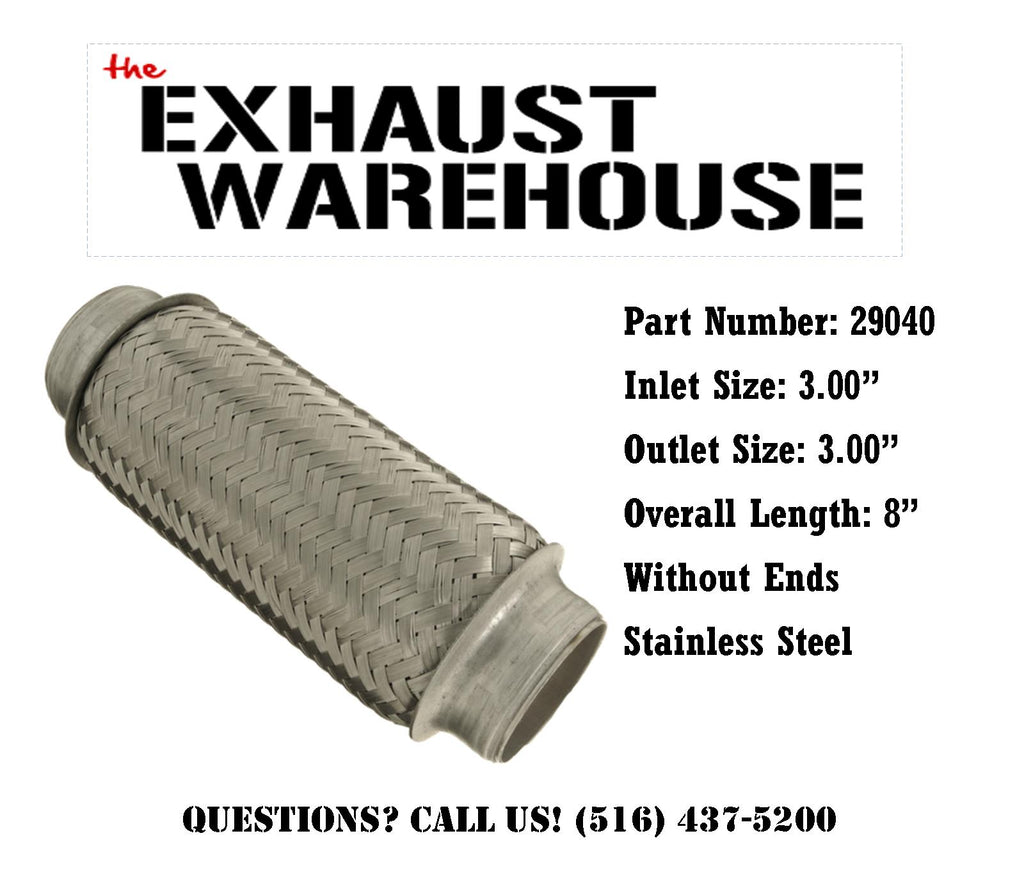 3" Flex Pipe Without Ends The Exhaust Warehouse