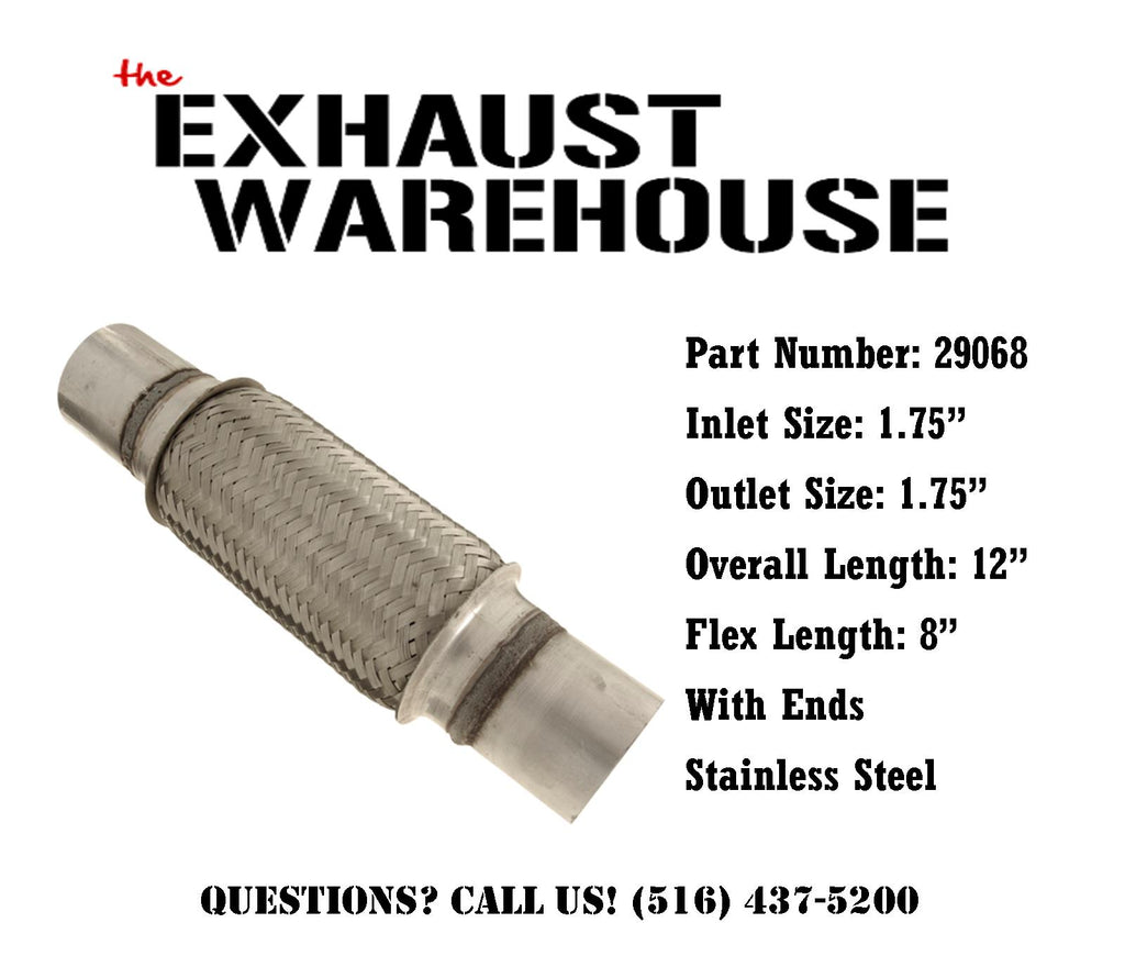 1.75 Flex Pipe With Ends – The Exhaust Warehouse