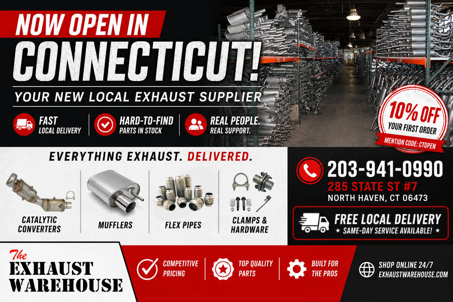 The Exhaust Warehouse Opens New Connecticut Warehouse to Better Serve Repair Shops Across the Region