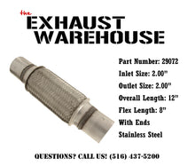 2" x 8" x 12" Flex Pipe With Ends