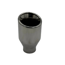 Rolled Double Wall Angled Chrome Exhaust Tip